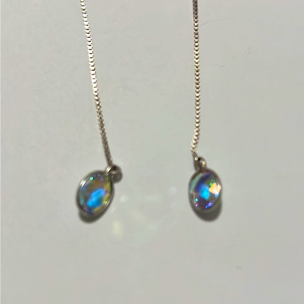SOLD S925 threader earrings